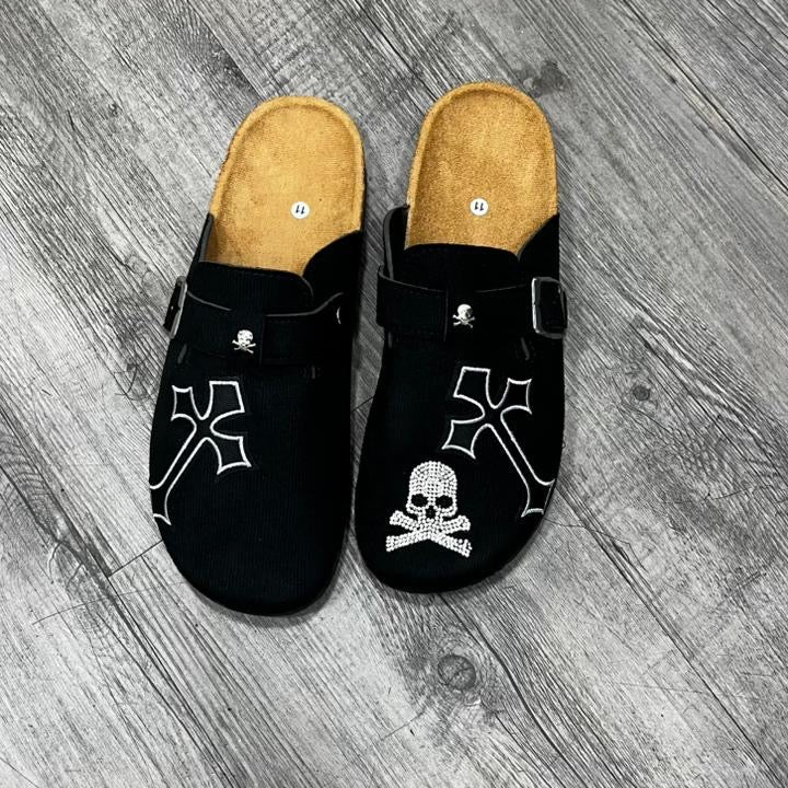 Skull Cross Clogs